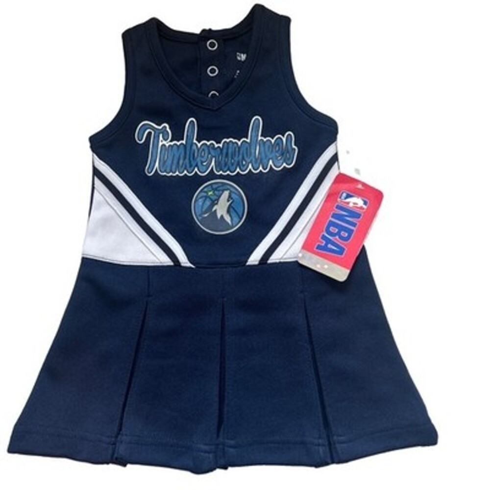 New Minnesota Timberwolves Girls Cheer Dress Outfit Sleeveless 12M